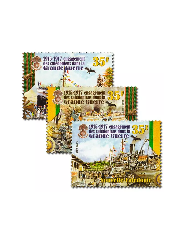 n° 1241/1243  - Timbre Nelle-Calédonie Poste
