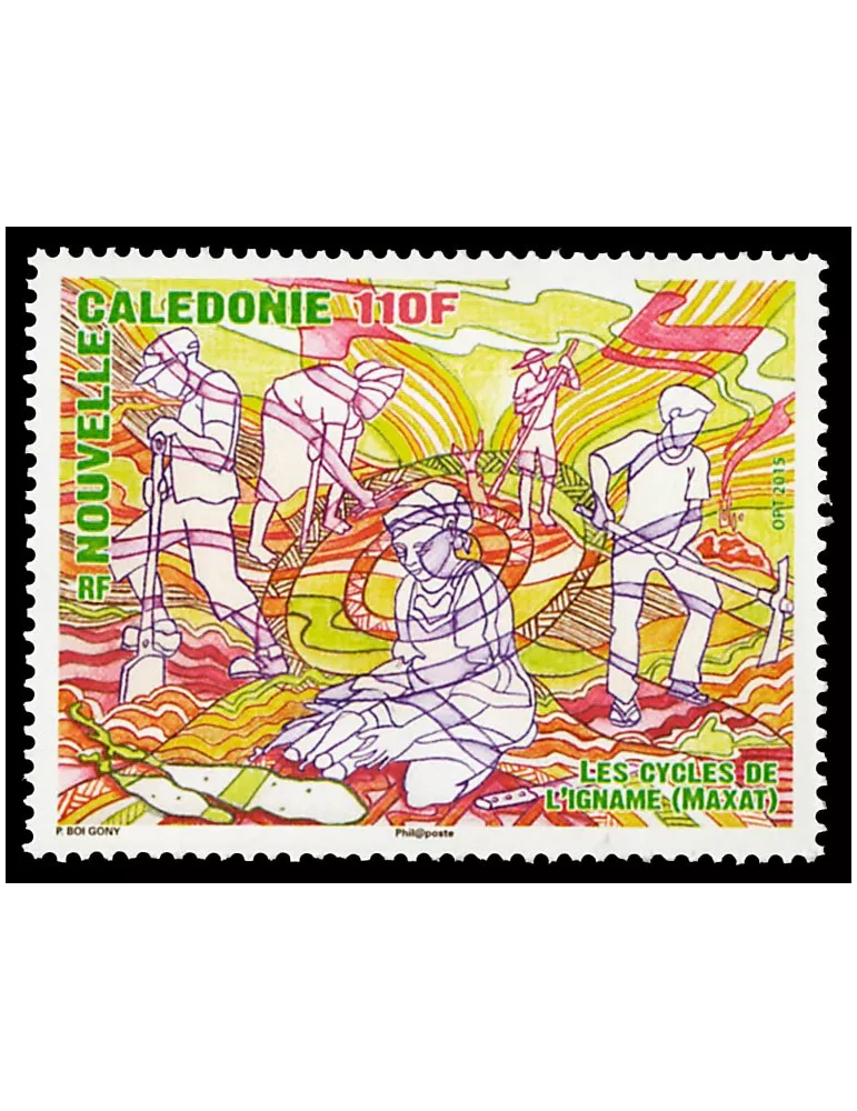 n° 1247  - Timbre Nelle-Calédonie Poste