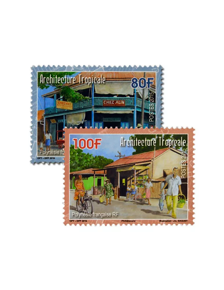 n° 1090/1091  - Timbre Polynésie Poste