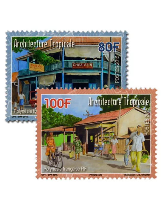 n° 1090/1091  - Timbre Polynésie Poste