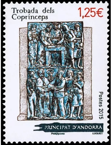 n°  768  - Timbre Andorre Poste