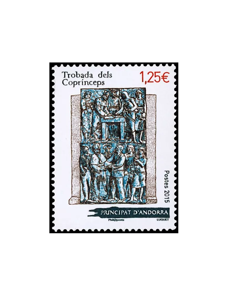 n°  768  - Timbre Andorre Poste