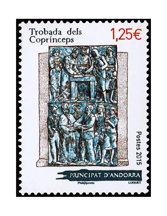 n°  768  - Timbre Andorre Poste