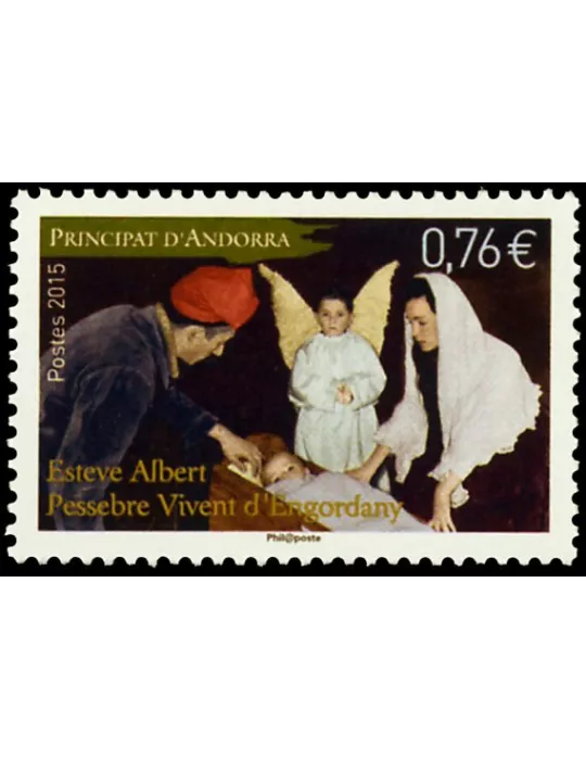 n°  776  - Timbre Andorre Poste