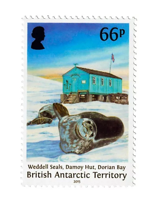 n° 655 - Timbre ANTARCTIQUE BRITANNIQUE Poste