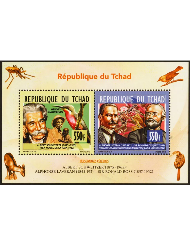 n° 1708 - Timbre TCHAD Poste