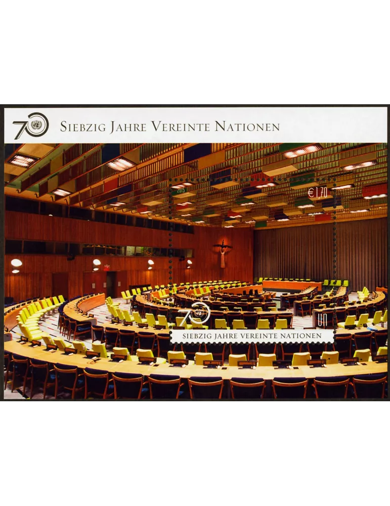 n° 25 - Timbre ONU VIENNE Blocs et feuillets