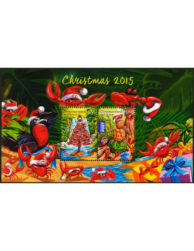 n° 49 - Timbre CHRISTMAS (ILE) Blocs et feuillets