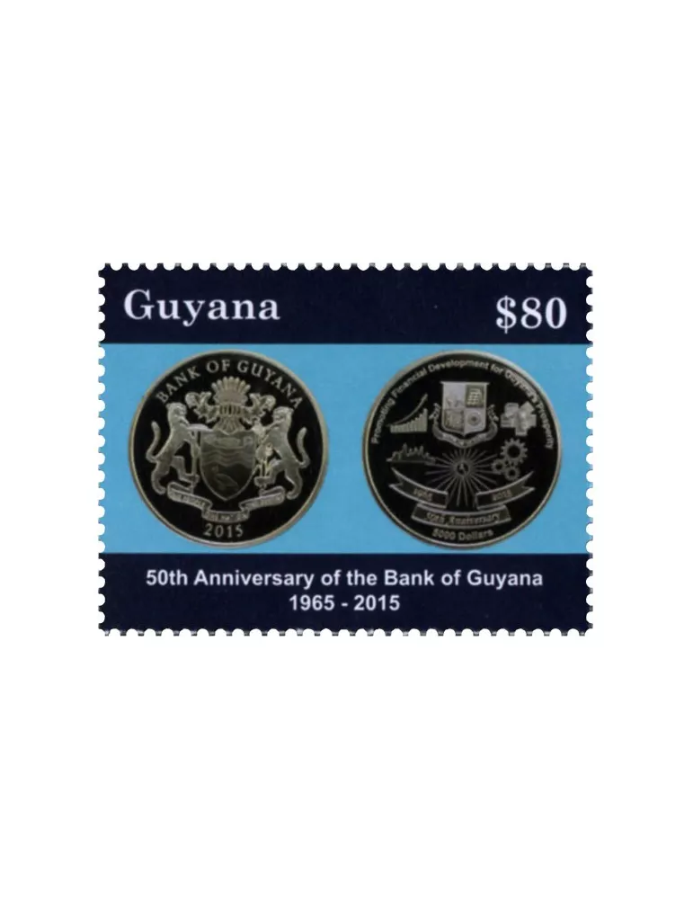 n° 6627 - Timbre GUYANA Poste