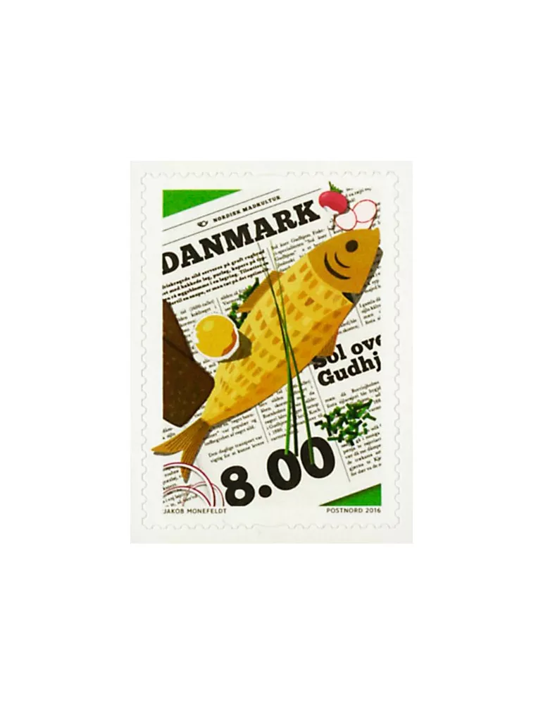 n° 1823 - Timbre DANEMARK Poste
