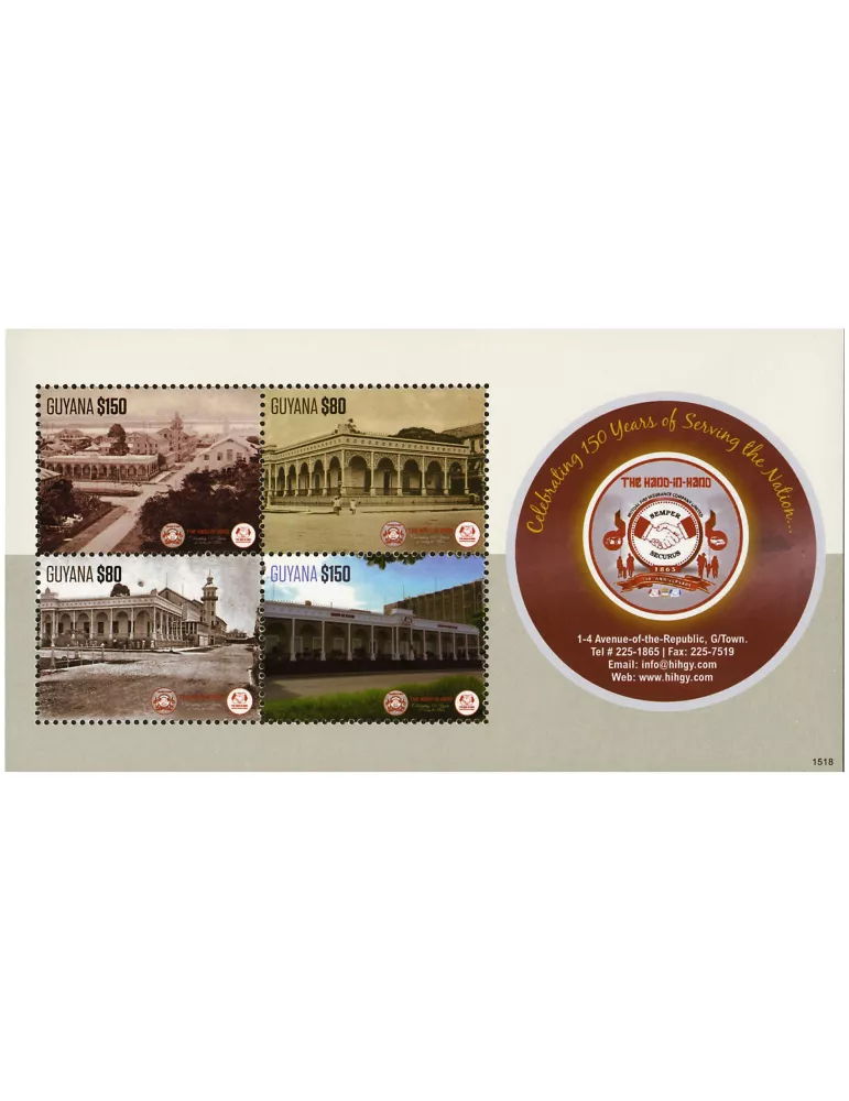 n° 6629 - Timbre GUYANA Poste