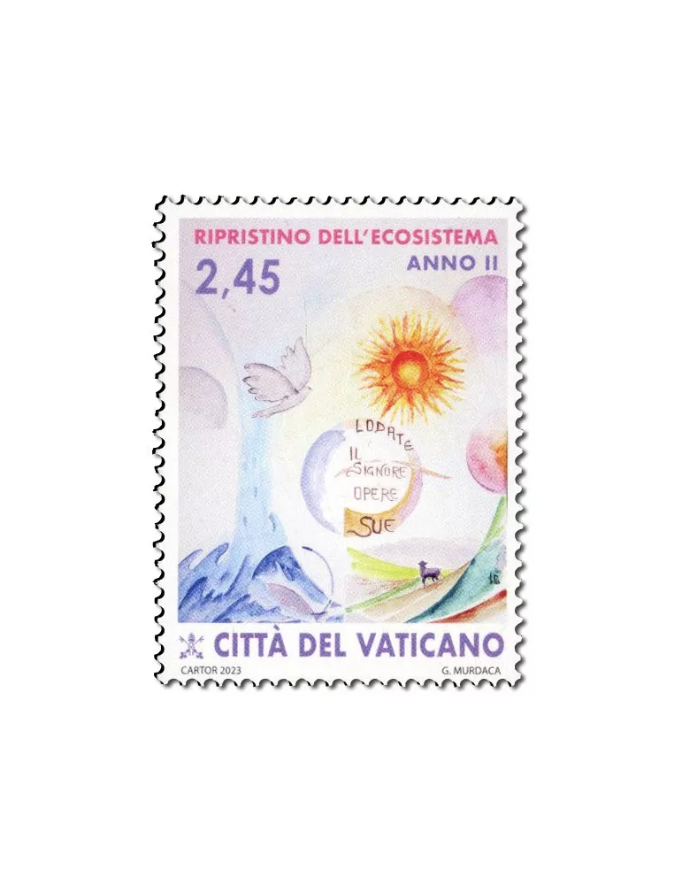 n° 1948 + la paire n° 1946/1947 - Timbre VATICAN Poste