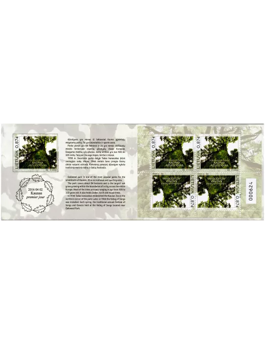 n° C1062 - Timbre LITUANIE Carnets