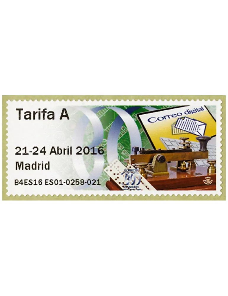 n° 128 - Timbre ESPAGNE Timbres de distributeurs