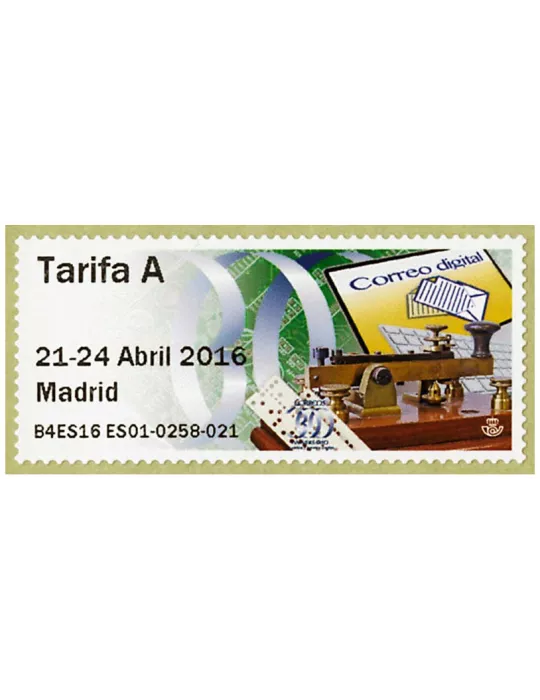 n° 128 - Timbre ESPAGNE Timbres de distributeurs