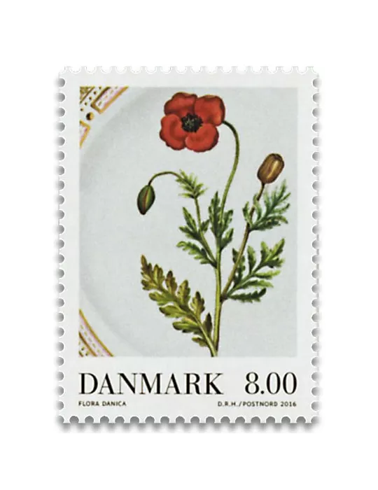 n° 3 - Timbre DANEMARK VIII - Carnets et ouvrages de luxe