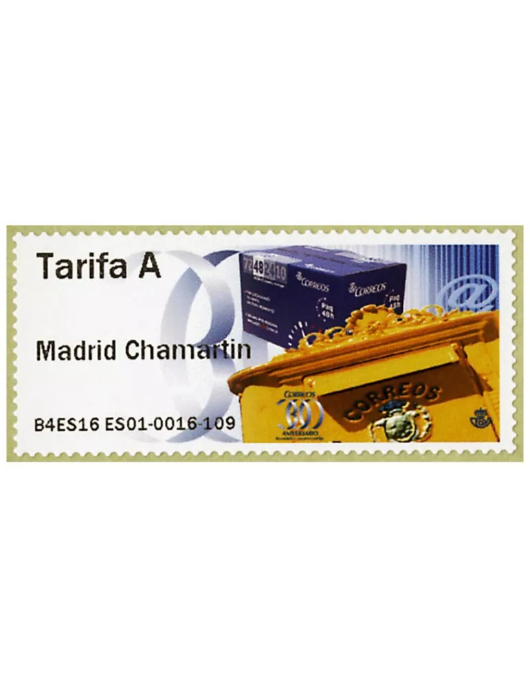 n° 131 - Timbre ESPAGNE Timbres de distributeurs