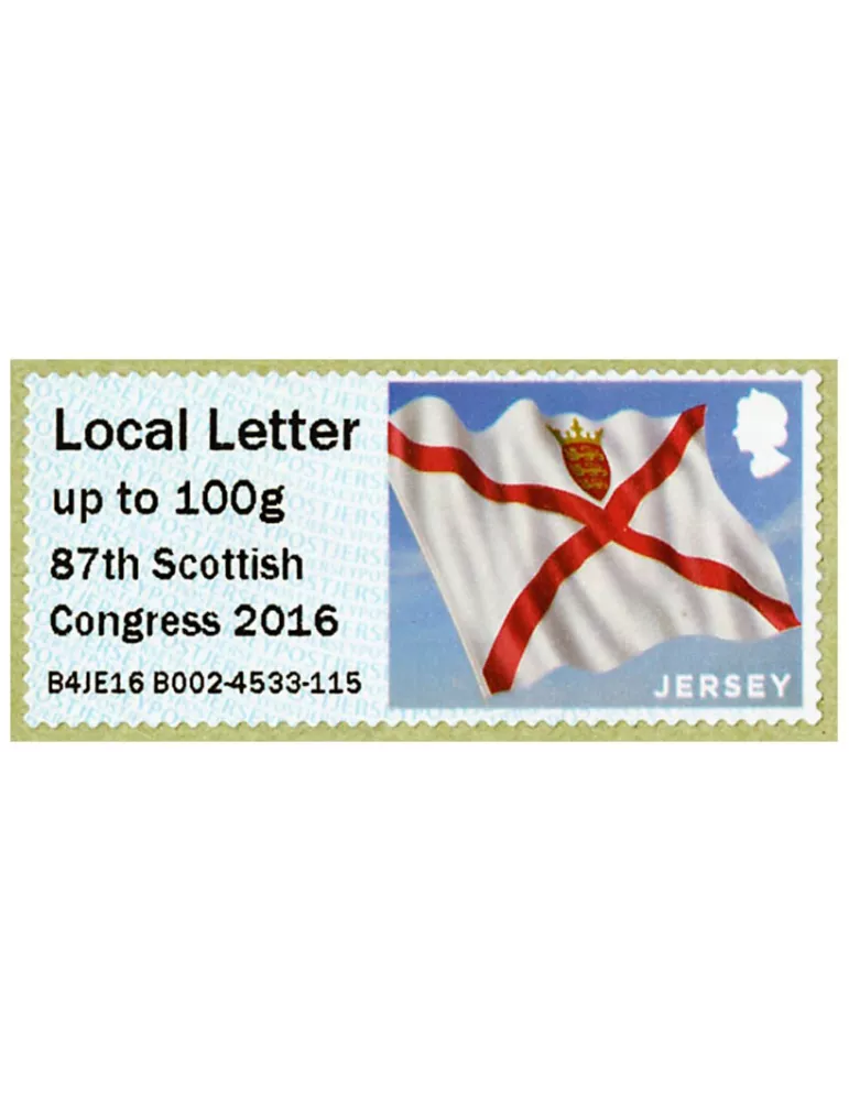 n° 23 - Timbre JERSEY Timbres de distributeurs