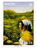 n° 1848 - Timbre MALTE Poste