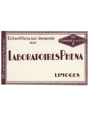 n° 188-C2 : Timbre France Carnet