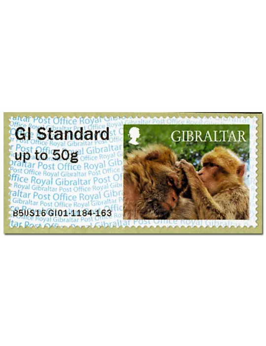 n° 18 - Timbre GIBRALTAR Timbres de distributeurs