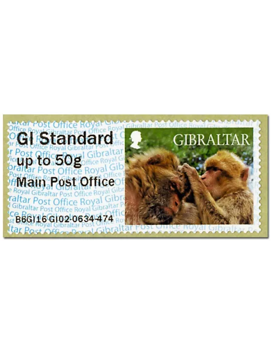 n° 20 - Timbre GIBRALTAR Timbres de distributeurs