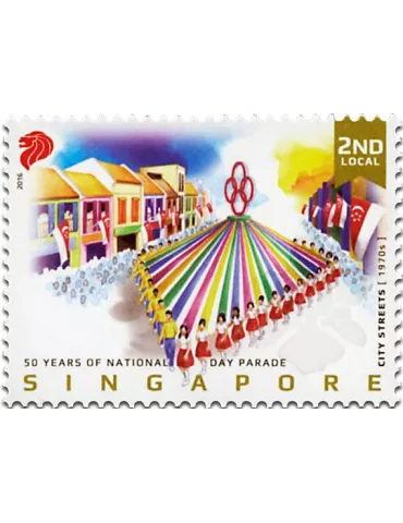 n° 2160/2165 - Timbre SINGAPOUR Poste 2
