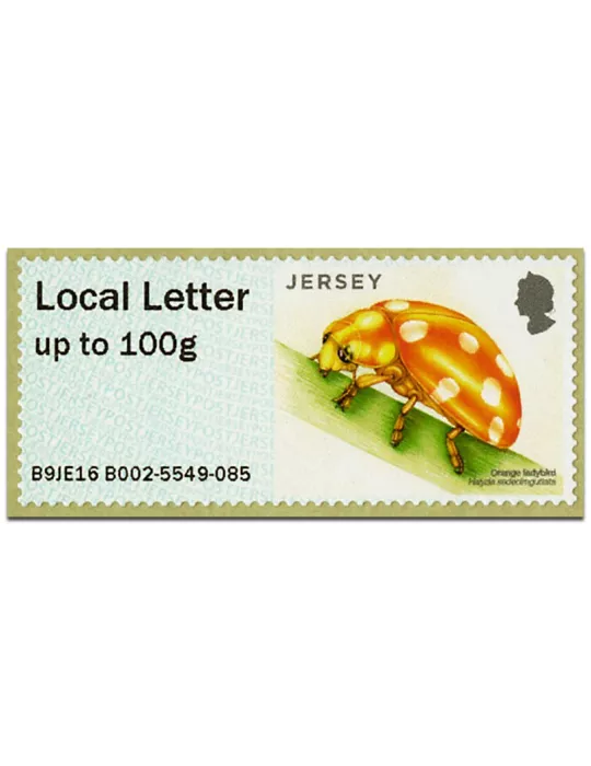 n° 43 - Timbre JERSEY Timbres de distributeurs