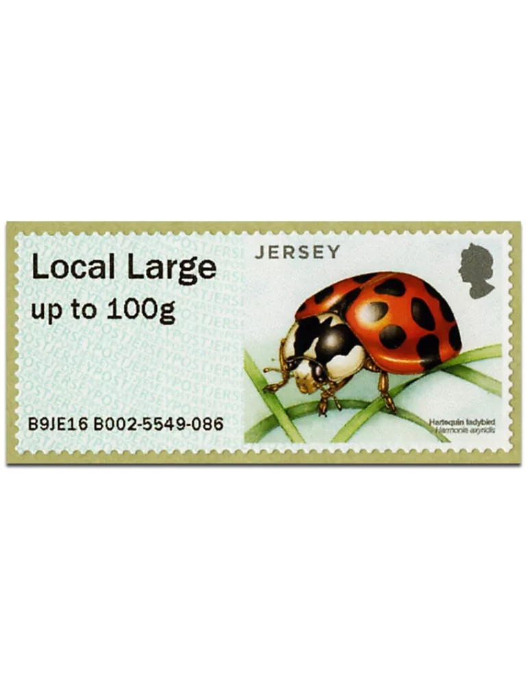 n° 43 - Timbre JERSEY Timbres de distributeurs