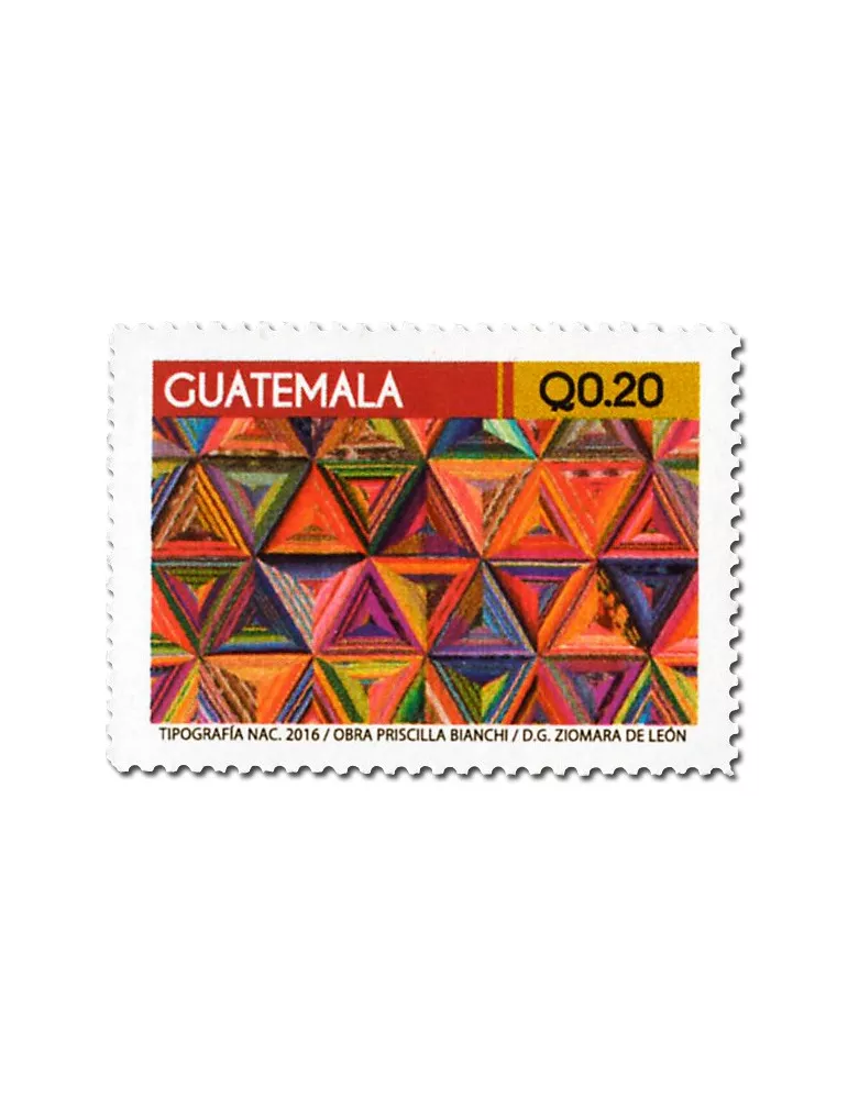 n° 725 - Timbre GUATEMALA Poste