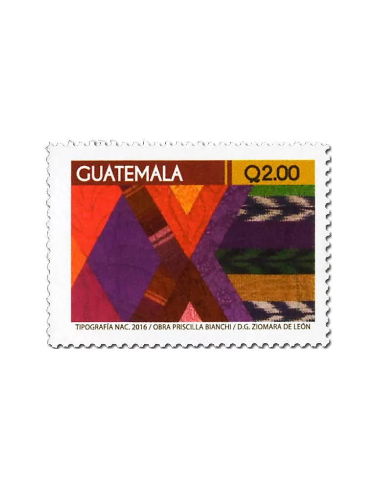 n° 725 - Timbre GUATEMALA Poste