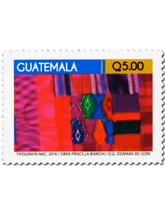 n° 725 - Timbre GUATEMALA Poste