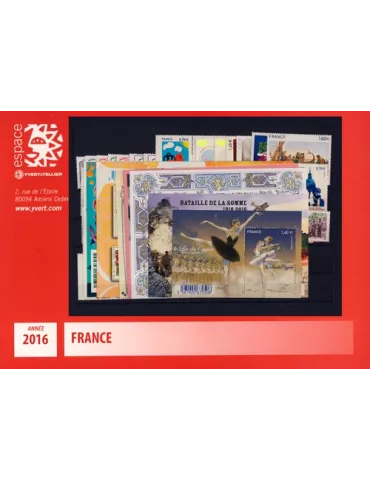 n° 5014/5115  - Timbre France Année complète  (2016)