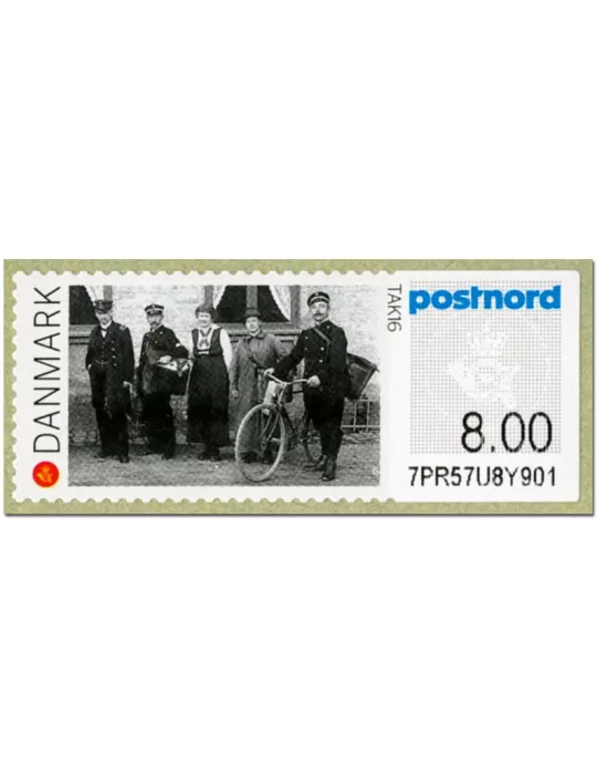 n° 121 - Timbre DANEMARK Timbres de distributeurs