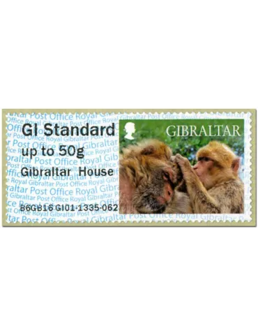 n° 22 - Timbre GIBRALTAR Timbres de distributeurs