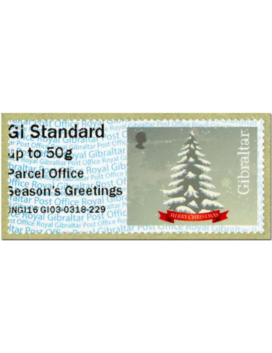 n° 27 - Timbre GIBRALTAR Timbres de distributeurs