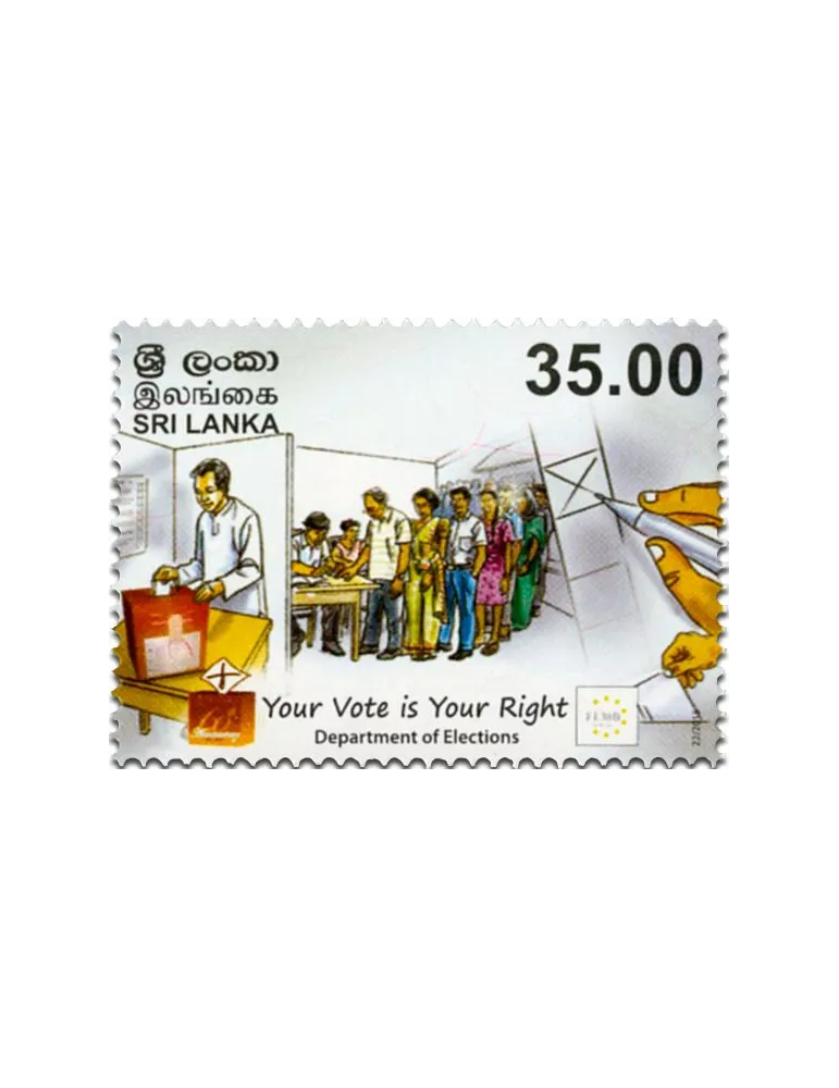 n° 1992 - Timbre SRI LANKA Poste