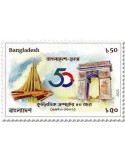 n° 1328 - Timbre BANGLADESH Poste