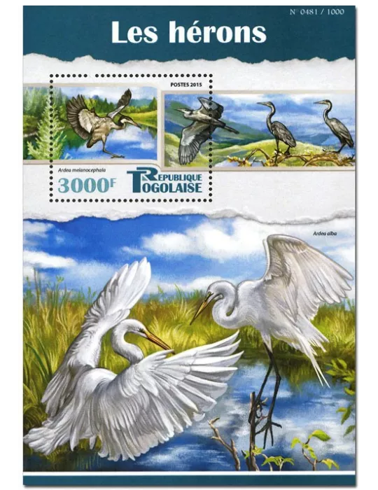 n° 1052 - Timbre TOGO  Blocs et feuillets