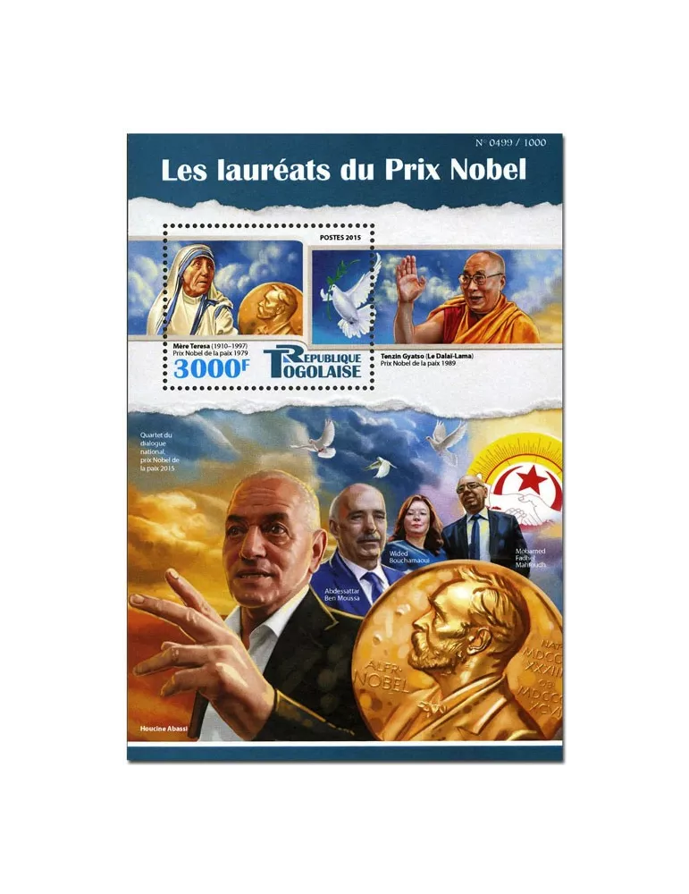 n° 1057 - Timbre TOGO  Blocs et feuillets