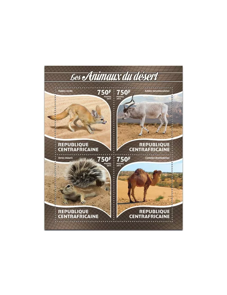 n° 3753 - Timbre CENTRAFRIQUE Poste