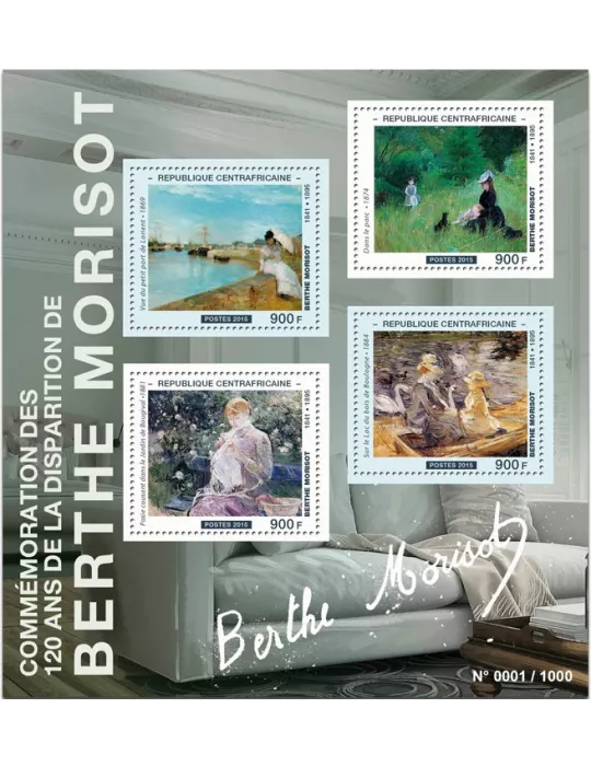 n° 4072 - Timbre CENTRAFRIQUE Poste