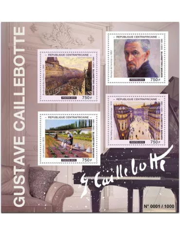 n° 4076 - Timbre CENTRAFRIQUE Poste