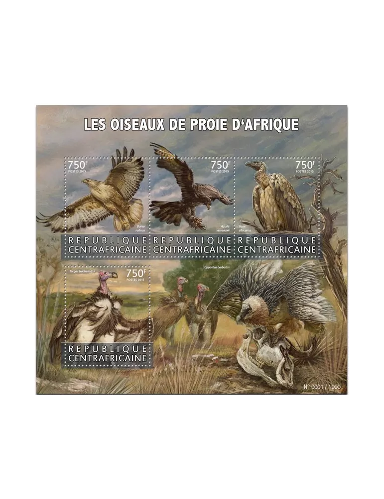 n° 4156 - Timbre CENTRAFRIQUE Poste