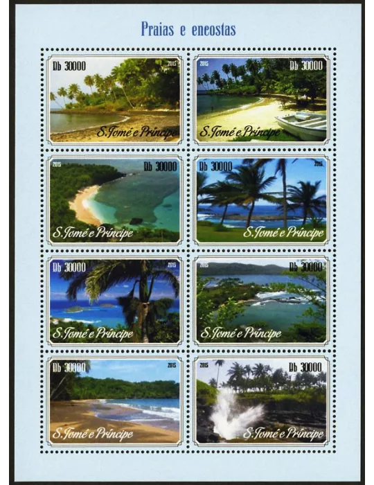 n° 4863 - Timbre SAINT-THOMAS ET PRINCE Poste