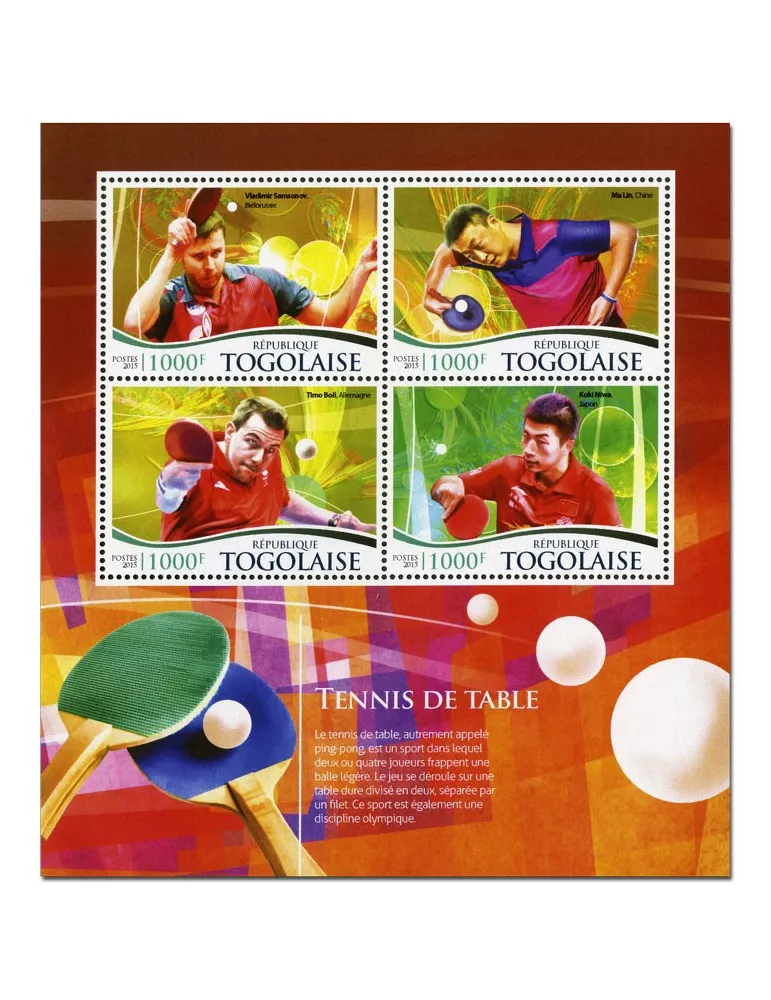 n° 4612 - Timbre TOGO  Poste