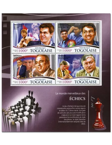 n° 4616 - Timbre TOGO  Poste