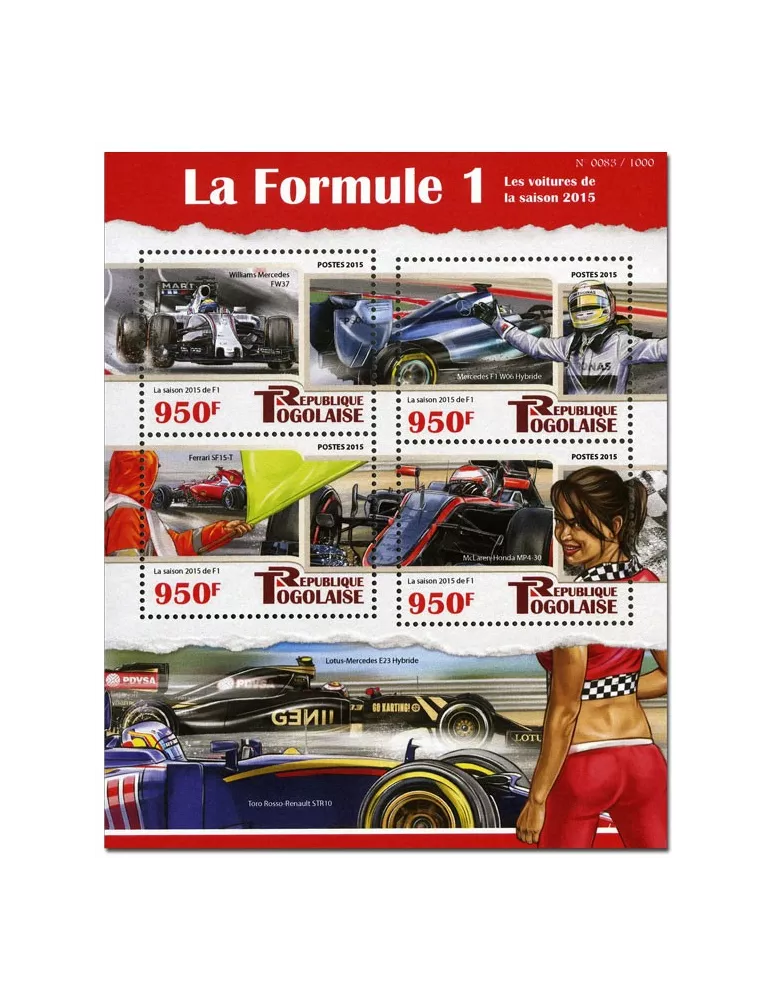 n° 4742 - Timbre TOGO  Poste