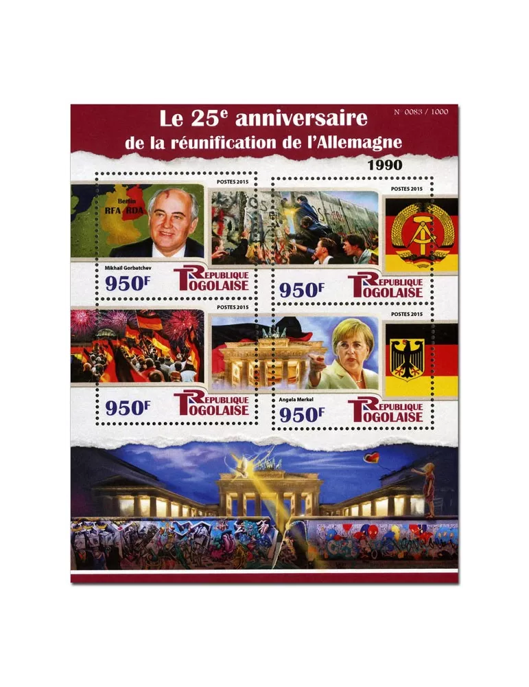 n° 4754 - Timbre TOGO  Poste