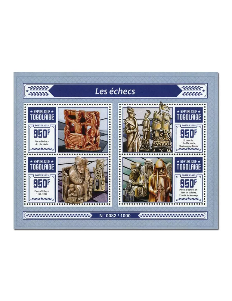 n° 4814 - Timbre TOGO  Poste